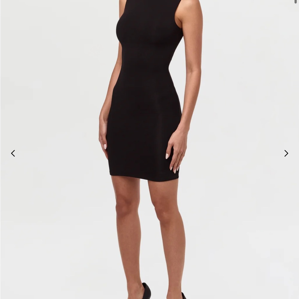 Naked Wardrobe Women's Black Sleeveless mini dress